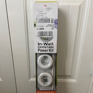 Legrand - Wiremold In-Wall Flat Screen TV Power and Cable Concealment Grommet Ki